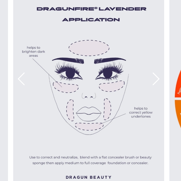 (3/30$) dragun beauty, color corrector, lavender - Picture 2 of 4